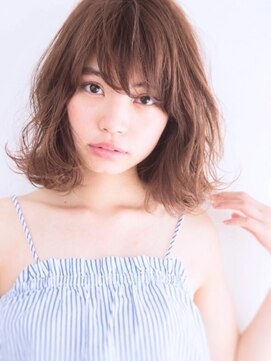 ローネス(LONESS) 【LONESS】小顔にみえる☆抜け感のある柔らカジュアルロブ