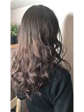 ラトリエ ブロカント 立川北口店(L'atelier BROCANTE) ココアブラウン フェザーロング  ロングヘア