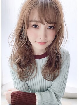 アリスバイアフロート 自由が丘(ALICe by AFLOAT) ベージュカラーヘア（デザインカラー無造作カールボブディ