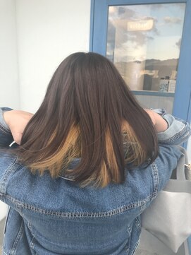 ヘアーメイク コラソン(hair make corazon) 似合わせカットメルティカラー着物フェミニンロング