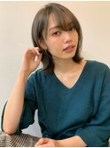シンプル外ハネレイヤーボブ＜Buzzさの＞
