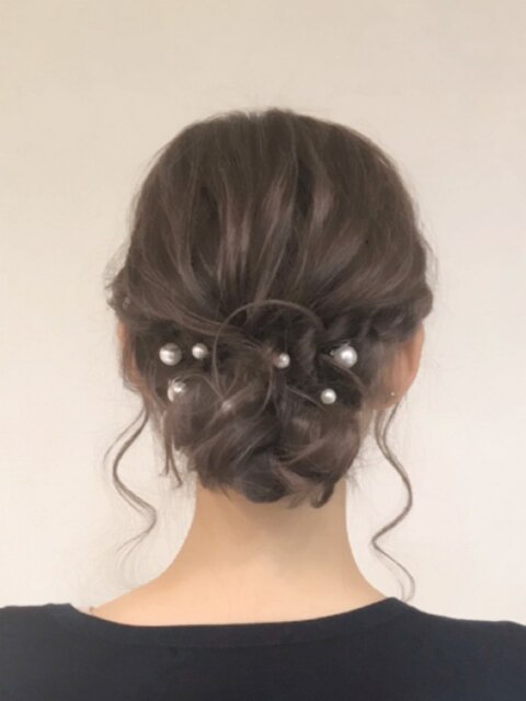 ふんわり編み込み☆ヘアセット【アクティ】柏/南柏/メンズサロン