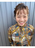 ショートヘアアレンジ/お呼ばれ/結婚式