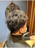 イケオジパーマスタイル
