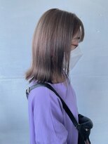 リノショアーズ ショウナン 辻堂店(RinoShores SHONAN)&nbsp;外ハネヘルシースタイルアッシュベージュふんわり丸みカール