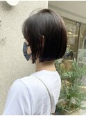 美髪ヘア/大人かわいい/大人ショート/ベージュカラー/渋谷駅