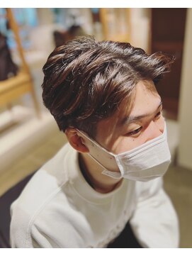 レポ(Lepo) ゆるめパーマのハンサムショート