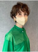 マッシュウルフ×くりくりパーマ【本多身和子】