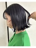 バイオレットカラー×ブリーチ×透明感カラー