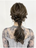 《sheer/大黒》#ヘアセット#ゆるふわ編み下ろし