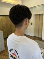 ヘアーアイスカルテット(HAIR ICI QUARTET)&nbsp;30代40代メンズセンターパート清潔感ビジネス好感度モテ髪