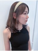 ハイトーングレージュカラー