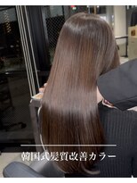 ワン バイ ジエクト(One by The Ect)&nbsp;【レイヤーロング】アッシュカラー透明感ヘルシーベージュ