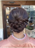卒業式参列のヘアセット＆着付け