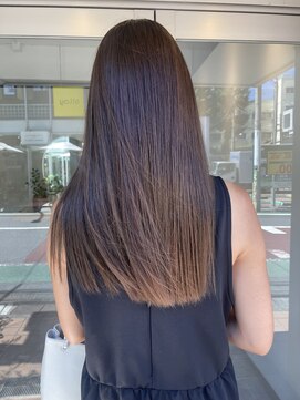 ヌーフェム(nuu fem) まろグレージュ×美髪チャージ髪質改善トリートメント