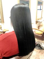 ヘアー グリーン(hair green)&nbsp;ツヤ髪スタイル/黒髪スタイル/黒髪ストレートロング