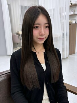 ハピネス 梅田茶屋町店(HAPPINESS) 韓国レイヤーロング 髪質改善 艶髪 絹髪 ストレート 縮毛矯正