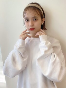 ユーフォリア 青山(Euphoria) bobカチューシャアレンジ【担当神野】