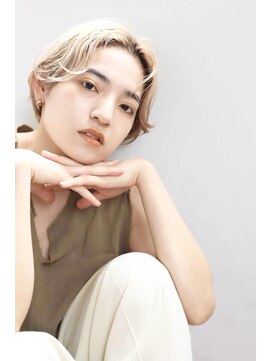 アムネシア 三軒茶屋(AMNESIA) 透明感カラー/耳かけボブ/シャギーボブ