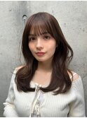 髪質改善＊アプリコットオレンジくびれヘア＊美髪【Zina南草津】