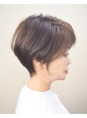 浜松ショート/前下がりボブ/切りっぱなしショート/ミニボブ