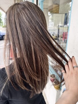 ウル(ulu) 脱白髪染め　白髪ボカシハイライト　40代50代　立体感