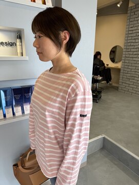 スイヘアデザイン 久留米(suii.. hair design) 丸みショート/久留米/オージュア /NOBU