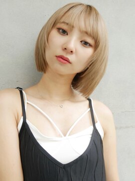 ブルーダー(Bruder) ミニボブ　ハイトーン　顔まわりレイヤー