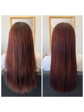 エン(en.) レッドブラウンで艶髪に◎