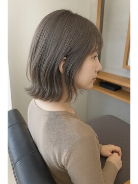 ソッカ(socca) 切りっぱなしミディアムレイヤーボブ