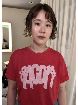 トリッカ 銀座(tricca) ボブ/ショートボブ/ボブパーマ/ニュアンスパーマ/ウェーブヘア