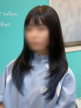 ユー イケブクロ(u Ikebukuro) ネイビーブルー/インナーカラー