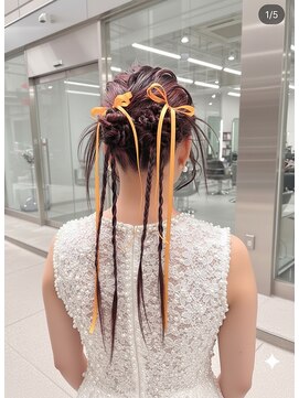 ストゥー(StueW.) お呼ばれパーティーヘアセット7/ヘアメイク/アレンジ/髪質改善