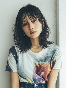 ミディアム レイヤー×柔らかシースルー