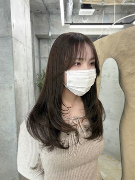 【NAGOMI指名】赤み少なめカラーとレイヤーカット