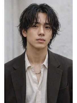 ナチュラルウェット濡れ感スパイラルパーマ