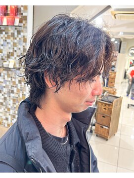 フラッグヘアー 博多駅前店(Flag HAIR) ニュアンスパーマセンターパートスパイラルパーマ博多