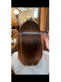 美髪矯正セミロング