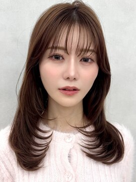 エジョン 三鷹店(Aejon) 三鷹レイヤーカット韓国ダブルカラー顔周り前髪カットボブ