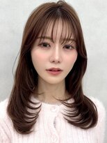 エジョン 三鷹店(Aejon) 三鷹レイヤーカット韓国ダブルカラー顔周り前髪カットボブ