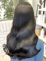アース 戸塚店(HAIR&MAKE EARTH)&nbsp;20代30代大人可愛い髪質改善カラー暗色アッシュグレージュ透明感