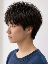 ファルベ(Farbe) 波巻きツイストスパイラル/リバースセンターパート/ニュアンス