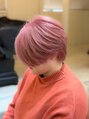 ダブ(DAB) ブリーチカラーで透明感が出るペール系ピンク