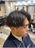 センターパート/フェザーパーマ/ニュアンスパーマ/ツイスパ