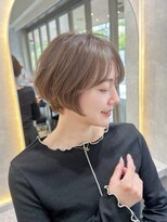 ミリバイアフロート(MIRI by AFLOAT)&nbsp;丸みくびれ大人ボブ/顔周りカット/20代/30代/40代/武蔵小杉