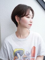 ハウスアンドヘアーワークス(House&Hair works) 前髪長め 大人小顔ショート 30代40代50代 藤沢