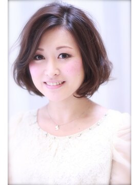 アッシュ 池袋店(Ash) 大人ふんわりボブ（Ash池袋店）　　＃池袋駅