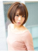 《AFLOATディル裕二朗》カットでみせる小顔ショートヘアスタイル
