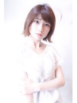 ブーケ(BOUQUET)&nbsp;斜めバング　ボルドー　クラシカル　ワンレン　モード