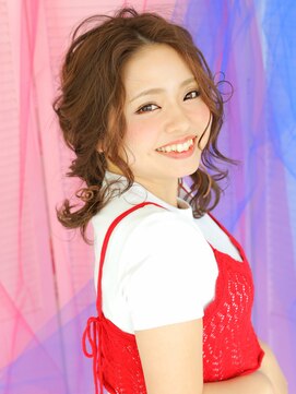 ガレットウメダ(GALETTE UMEDA) #夏のツインテールヘアアレンジ#スパイラルボブ#ガレット梅田